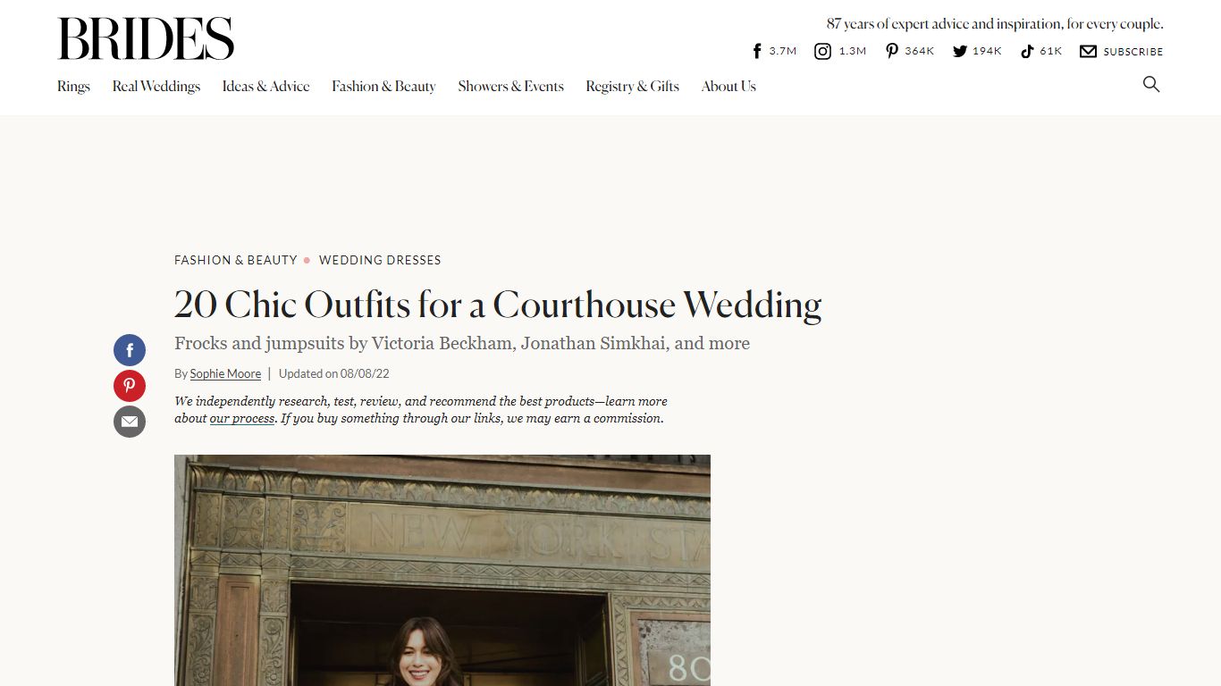 20 Best Courthouse Wedding Outfits of 2022 - Brides