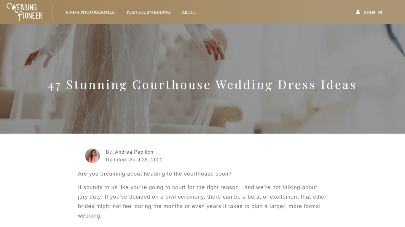 47 Stunning Courthouse Wedding Dress Ideas You Will Amazed